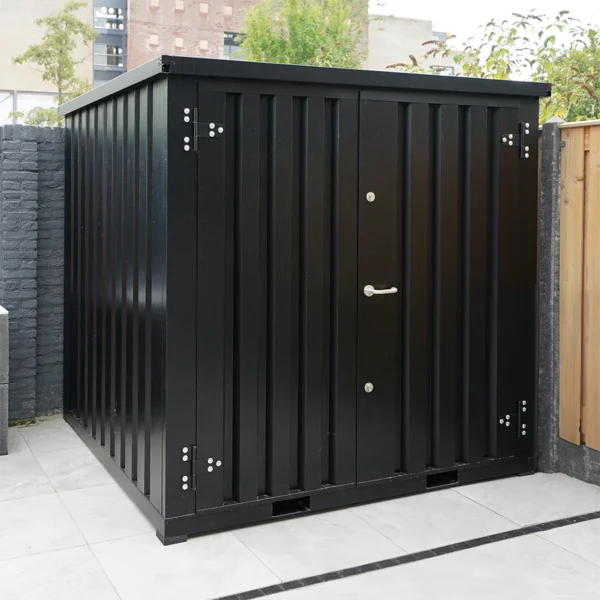 Contenedor de almacenamiento de 3 x 2 metros – con puerta doble en el lado corto - Imagen 2