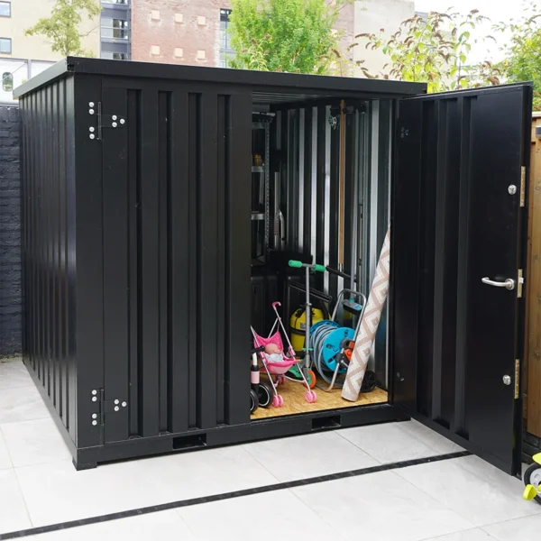 Contenedor de almacenamiento de 3 x 2 metros – con puerta doble en el lado corto - Imagen 3