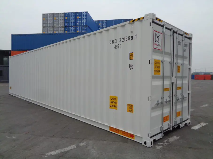 Contenedor de doble puerta de 40′
