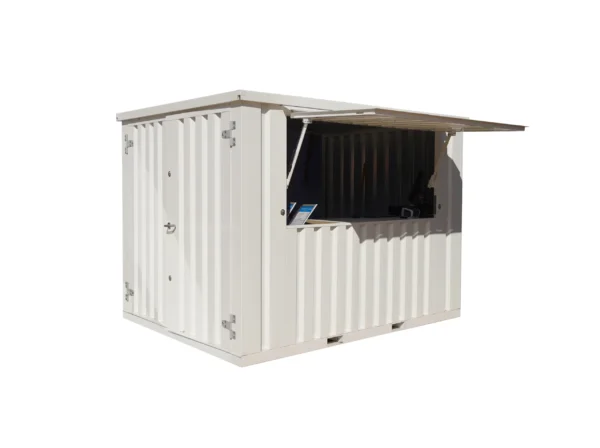 Contenedor Barra Desmontable XL 3×2 metros Blanco RAL 9016